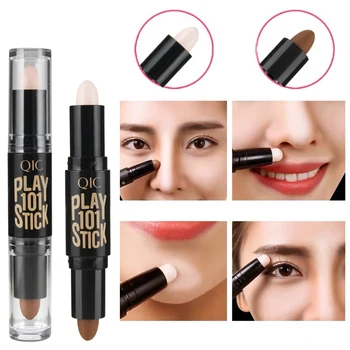 

Lady Facial Highlight Foundation Base Contour Stick Beauty Make Up Face Powder Cream Shimmer Concealer Camouflage Pen Makeup