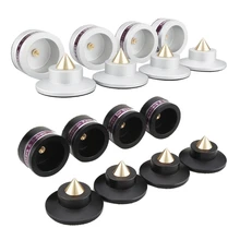 Piedini per Altoparlanti Spike Piedini Antiurto Pad Subwoofer Amplificatore Base di Isolamento Protettivo