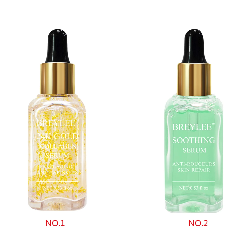 BREYLEE Lift укрепляющая Восстанавливающая Сыворотка Essence 24K Gold сыворотка коллаген для лица увлажняющая эссенция