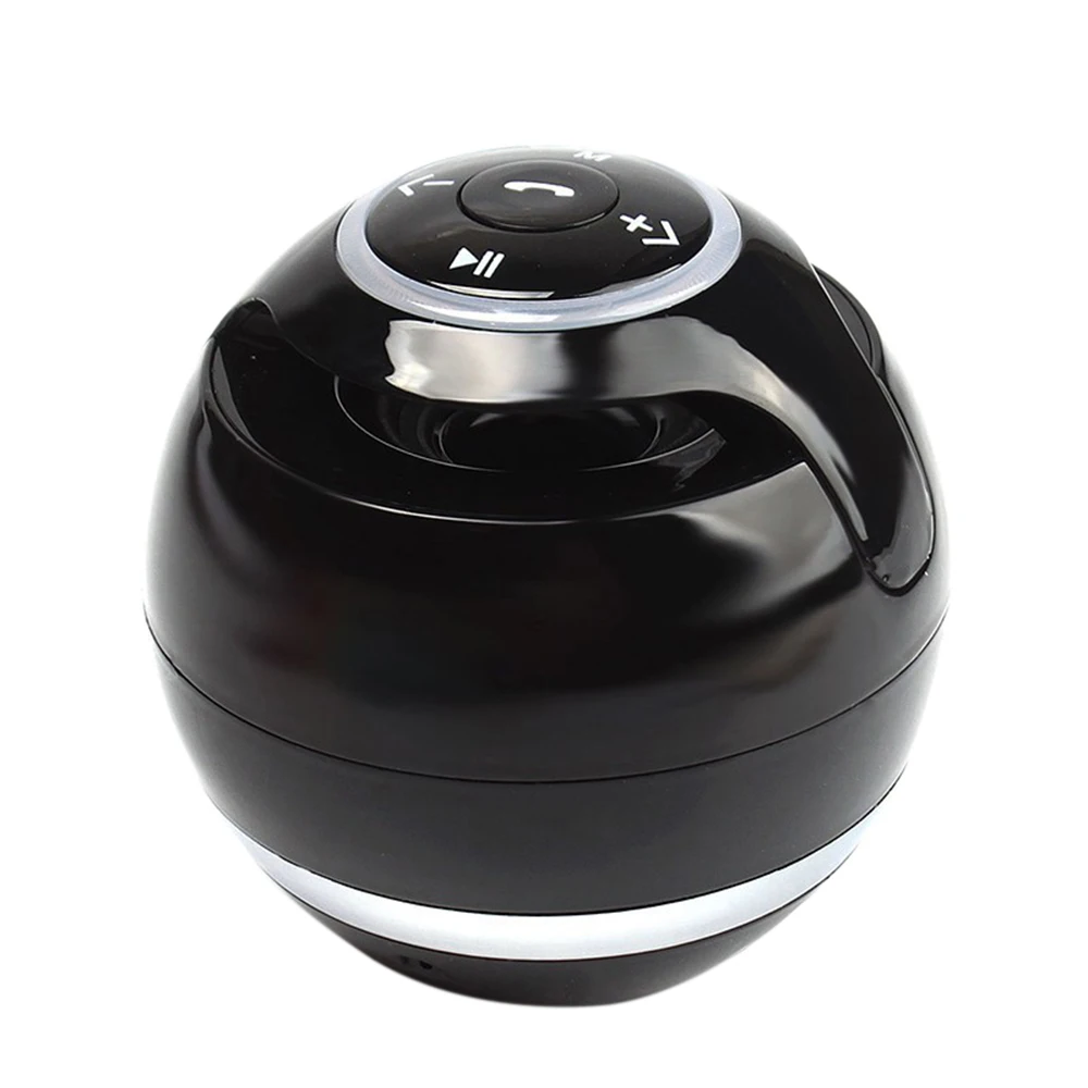 Черный YST-175 Bluetooth динамик, портативные колонки саундбокс мини беспроводной аудио динамик с функцией FM Поддержка TF карты Встроенный микрофон - Цвет: Черный