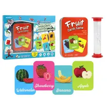 30 листов английской игры карты памяти обучение интеллекта культивирование карты для взрослых детей партии для детей 4 лет или старше