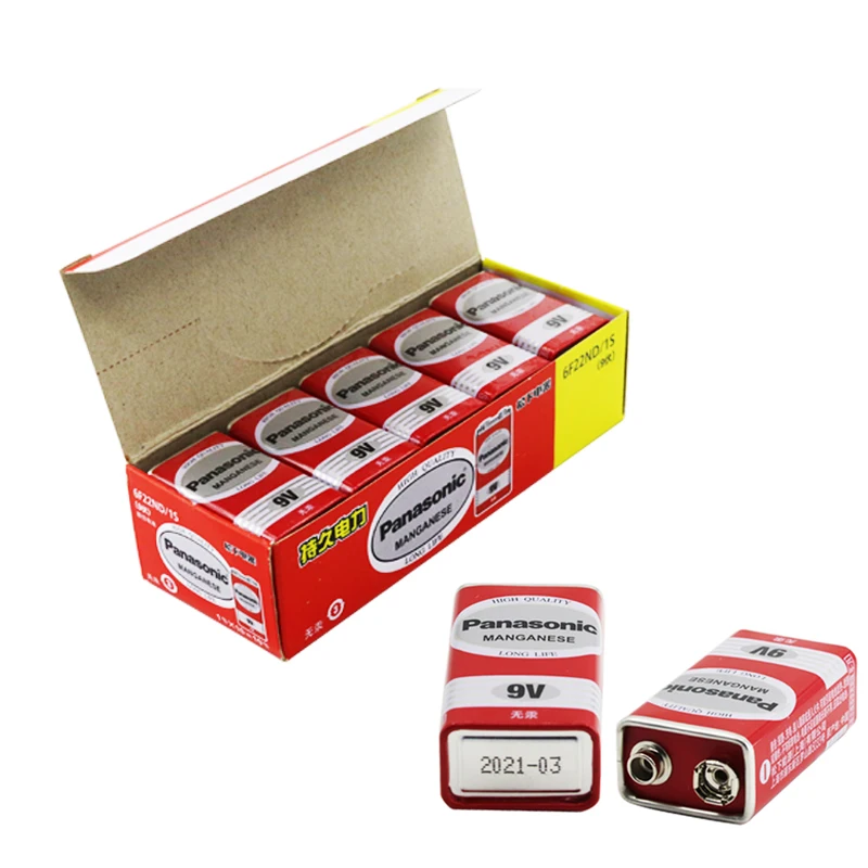 10 шт./лот 100% Greencell типа PP3 6F22 6LR61 MN1604 9V Блок Heavy Duty сотовый Батарея | Электроника