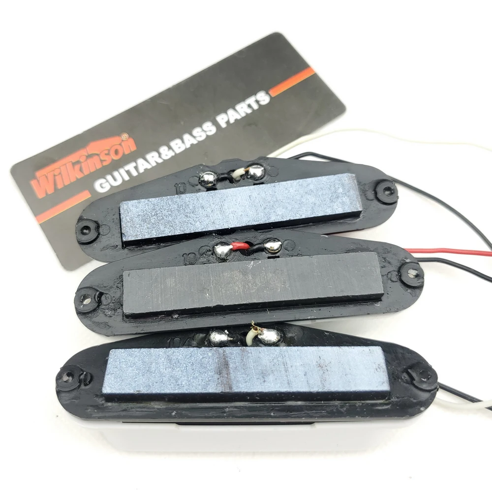 Koop Wilkinson Elektrische Gitaar Pickups Lic Vintage Single Coil Pickups voor ST gitaar Wit 1 set MWVSN M B