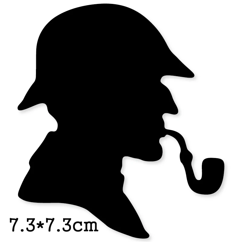 

Man holding pipe Metal Steel Cutting Dies craft Scrapbooking Die Mould stencil embossing paper card making Dies cuts template
