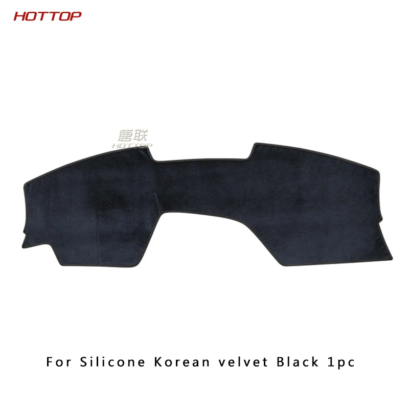 Front black 1pc Коврик для приборной панели автомобиля, накладка, коврики, тент, подушка для Mazda 3 axela - Название цвета: Front black 1pc