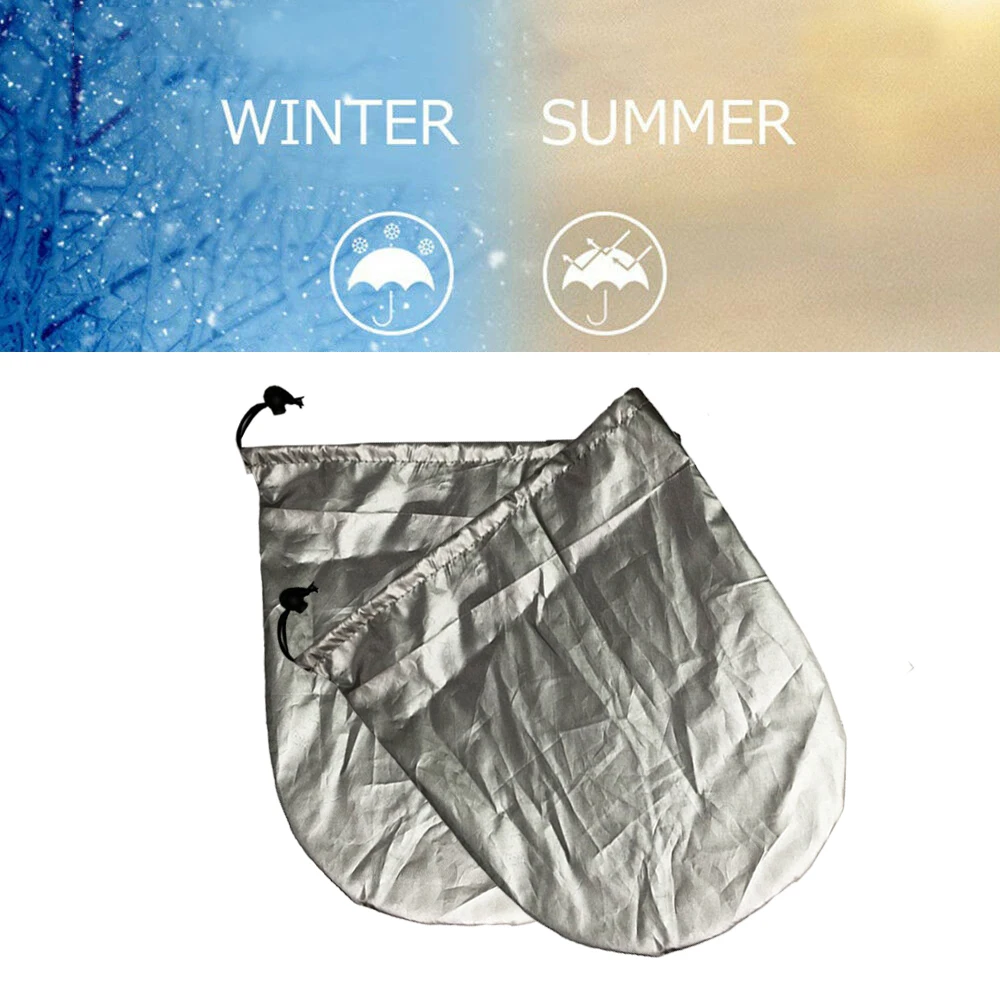 2PCS Car Rear View Side Mirror Protective Cover Frost Guard Snow Winter Waterproof rearview mirror protector auto mirror accessories