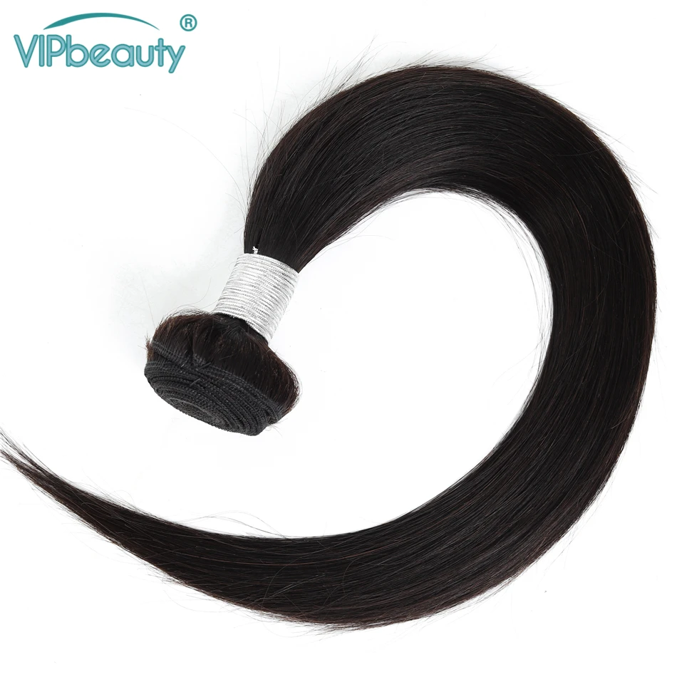 Человеческие волосы пряди с закрытием Vip красота прямые перуанские волосы пряди с закрытием человеческие волосы пряди волосы remy