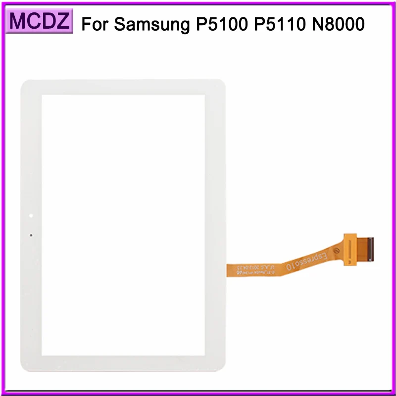 Сенсорный экран для samsung Galaxy P5100 P5110 N8000 Сенсорная панель дигитайзер сборка переднее стекло