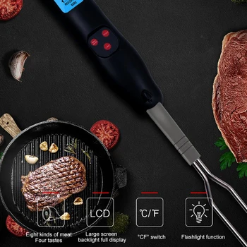 

Electronic BBQ Thermometer Household Temperature Detector Tool Food Meat Probe Handheld Barbecue Fork Digital Food Thermometer