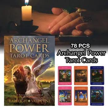 

78-card Tarot Cards Archangel Power Cards Family Friend Party Entertainment Table Game Cards Full English PDF Guidebook