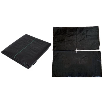 

11Pcs Garden Weeding Control Membrane Ground Cover Landscape Fabric Gardening Mat 2M x 10M & 1Mx1M