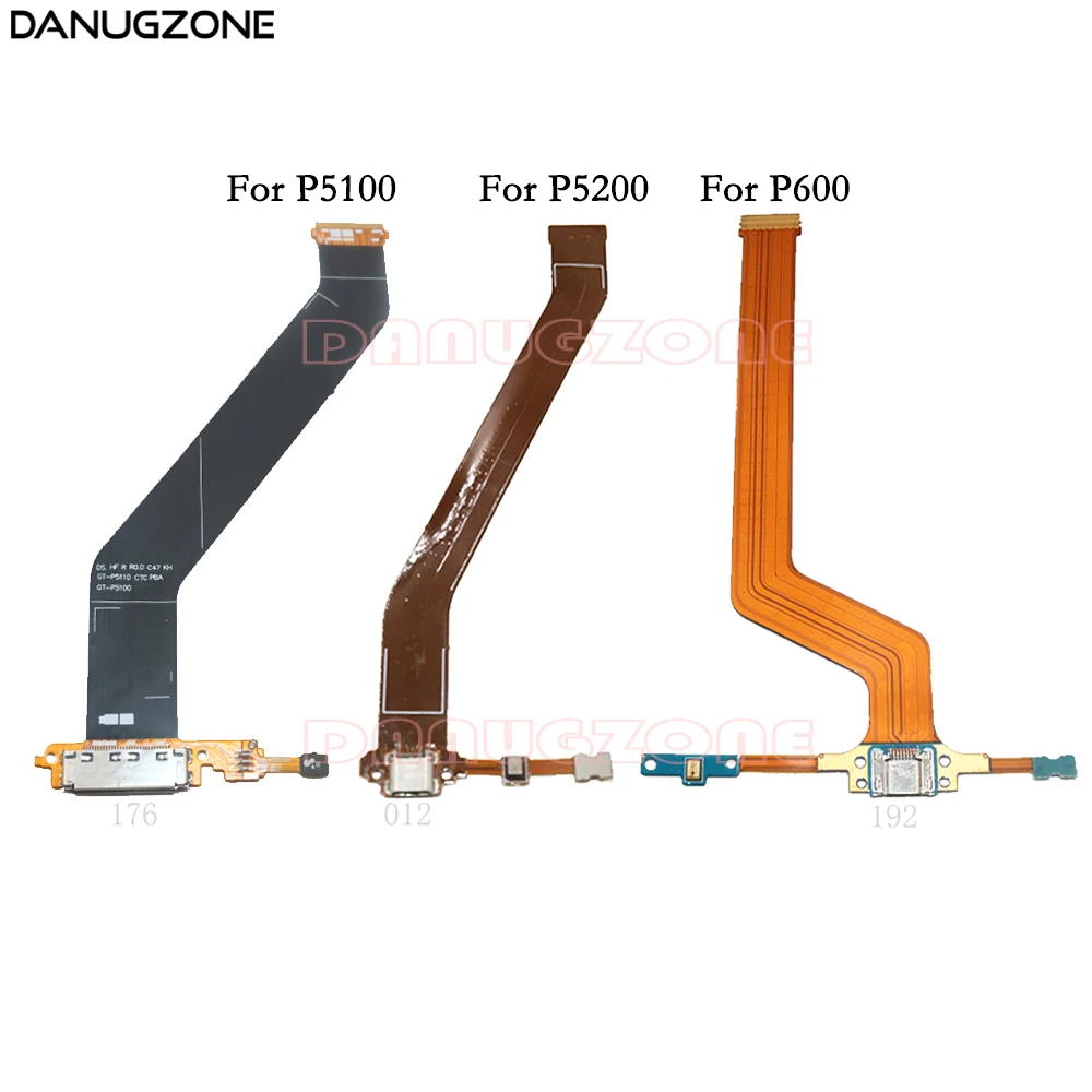USB Charging Port Connector Plug Charge Dock Jack Socket Flex Cable For Samsung Galaxy P5100 P5110 P5200 P5210 P605 P601 P600 | Мобильные