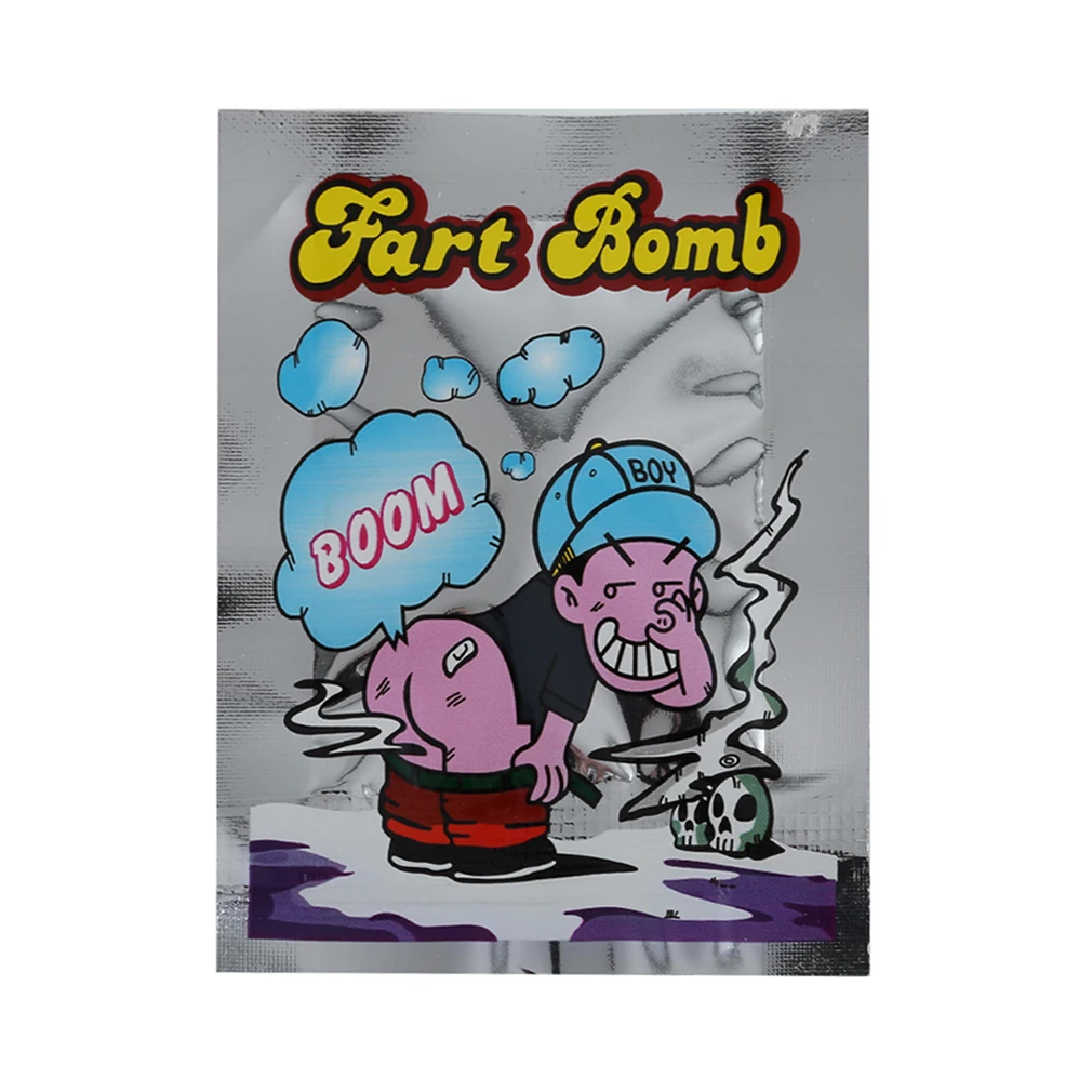 

10pcs/Set Funny Fart Bomb Bags Stink Bomb Smelly Funny Gags Practical Jokes Fool Toy April Fool's Day Tricky Toys