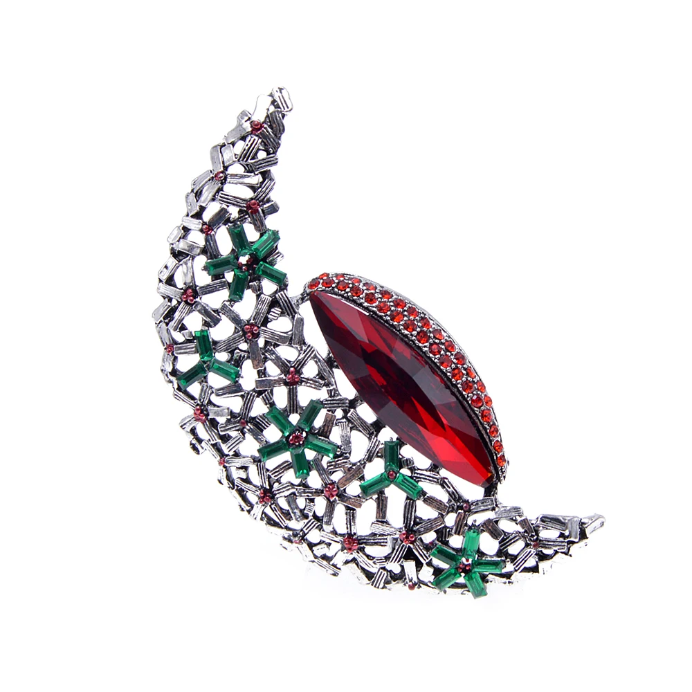 Ювелирные изделия Young Tulip elegant Стразы Лунная Брошь для женщин Хрустальный корсаж