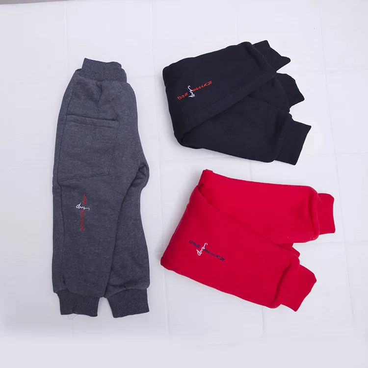 

[Whole shou qi Batch] Children plus Velvet Sweater Pants 5 Code from the Grant Suitable 2-5 a Year of Age Children Sweater Pants