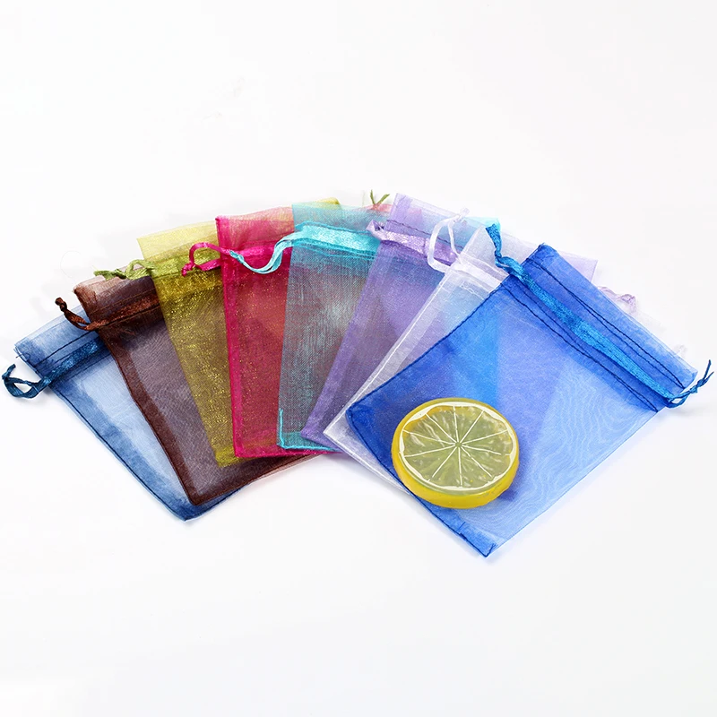 50 pcs Jewelry Gift Bag 7*9 cm Packaging Organza bags Favor Wedding Party Christmas Favors Bags 5z | Дом и сад