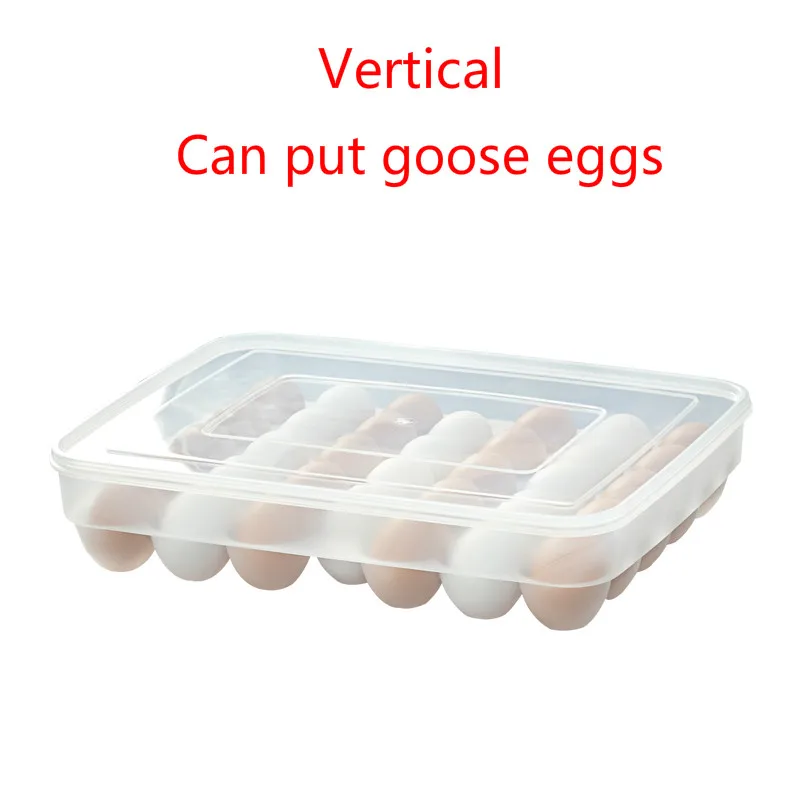 Коробка для яиц холодильник хранение яиц противоударный лоток с крышкой wy121113 - Цвет: 34 grid
