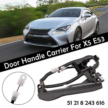 

Front Outside Exterior Door Handle Carrier Passenger Side Right RH For-BMW X5 E53 2000-2007 51218243616