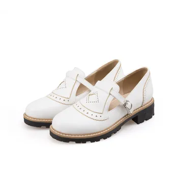 

Big Size Round head sweet single shoes ladies high heels women shoes woman pumps