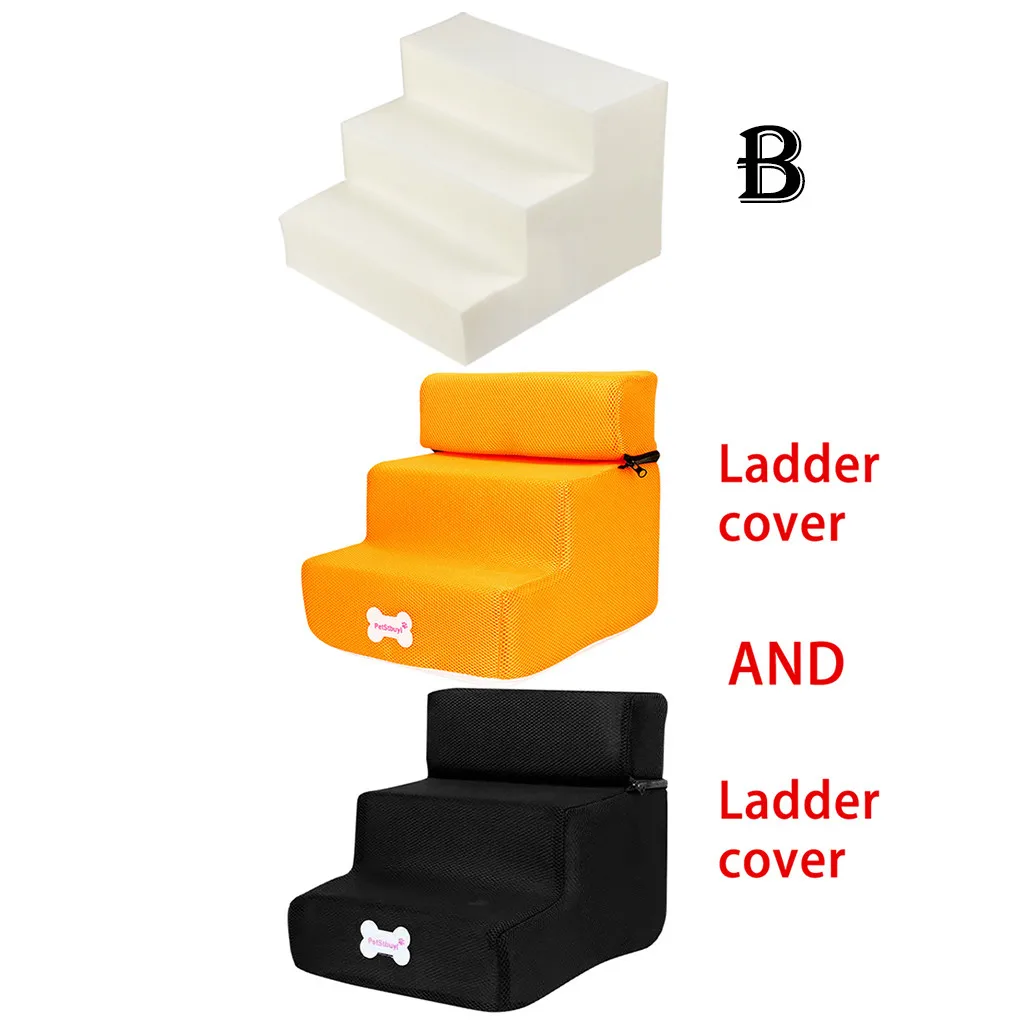 Новые 3 шага сетка Для домашних животных, нескользящая подошва из Лестницы и лестницей крышка Комбинации собака двери двeрь Для Кошки собака лес