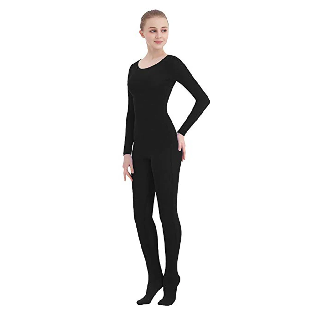 long sleeve unitard jumpsuit