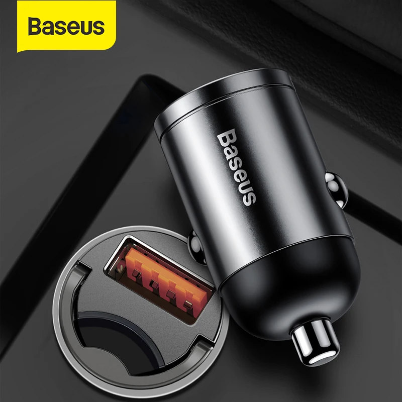 Автомобильное зарядное устройство Baseus 30 Вт QC3.04.0 Type-C PD3.0 автомобильное быстрое