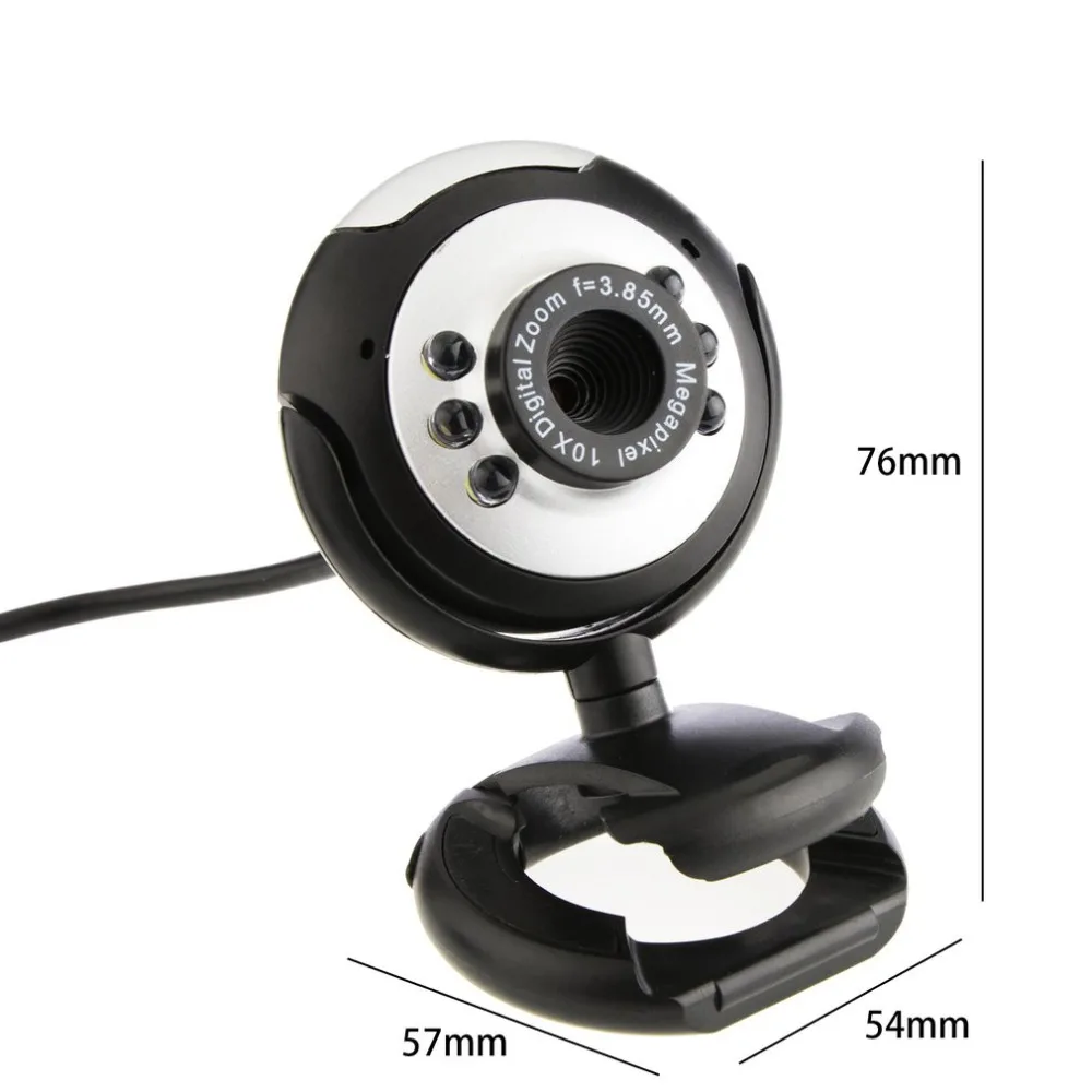 A7150 USB Computer Camera CMOS Sensor HD Web Camera with Mic Manual Focus Removable Digital Cam for Desktop Laptop PC