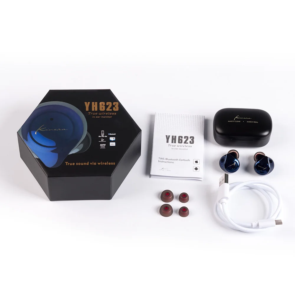 TWS наушники KINERA YH623 с поддержкой Bluetooth 5 0 и функцией шумоподавления|Наушники