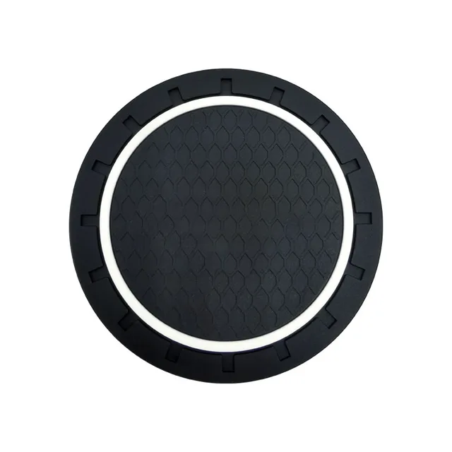 1pcs Car Anti-slip Coaster Water Cup Pad Waterproof for Citroen C1 C2 C3 C4 C5 X7 B7 Aircross Vtr Berlingo Ds3 Car Accessories black