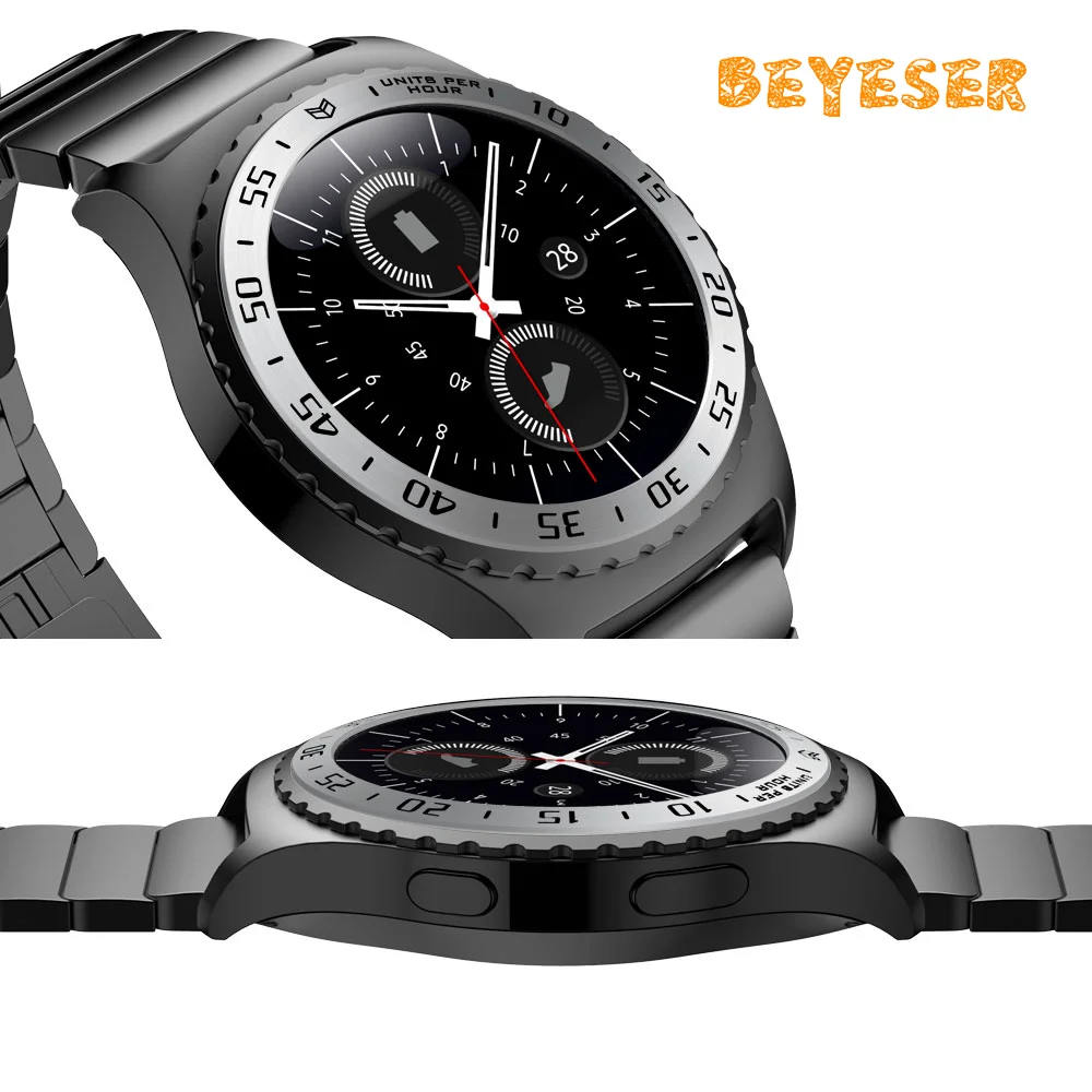 Кольцо циферблат для часов Samsung Gear S2 Классическая Металлическая Наклейка против