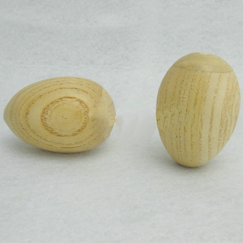 Set of 6 pcs Wooden Percussion Musical Egg Maracas Egg Shakers Musical Instrument Toy for Kids