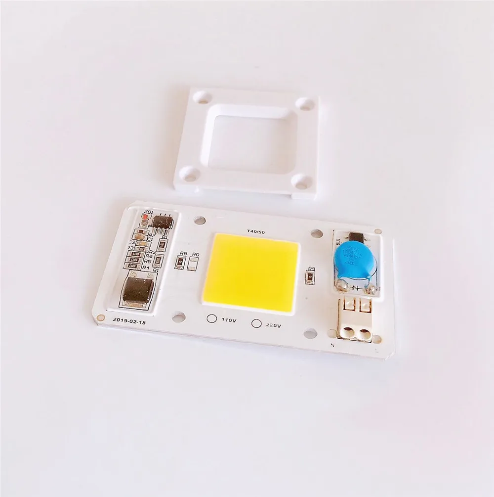 

NEW Dimmable LED COB Lamp Chip 50W AC110V 220V Warm white Input Smart IC Driver Fit For DIY LED Floodlight Spotlight LED