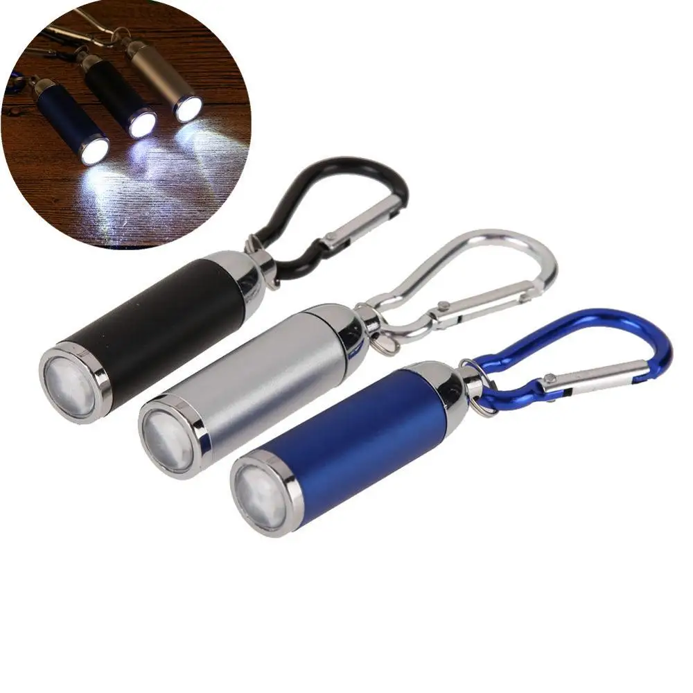 

Useful Retracted Mini Pocket Carabina Torch Portable Keychain LED Light Flashlight Lamp