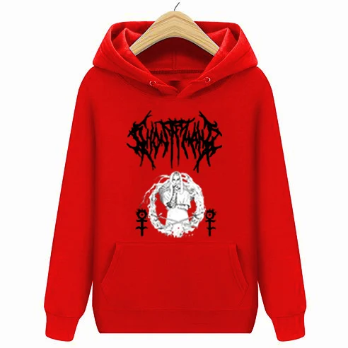 Красный Стильные Ghostemane scheaposse$ UICIDEBOY$ PEEP XAN UZI LIL 69 Редкие толстовки свитшоты K701 - Цвет: Красный