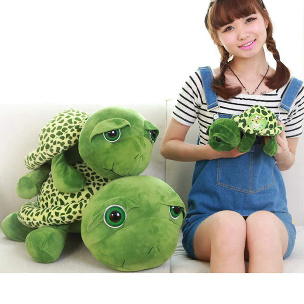 

Stuffed & Plush Animals Turtle doll Novelty 20/28 cm Cotton green Soft and High elasticity Not easy to deform sing walk gifts