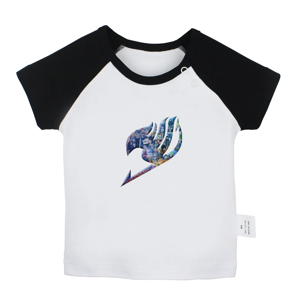 JcBabyYCB1134D Короткая футболка с героями из японского аниме «Fairy Tail(Guild) символ для новорожденных, для маленьких мальчиков и девочек футболки для детей ясельного возраста с принтом Графический с коротким рукавом футболки - Цвет: JcBabyYCB1134D