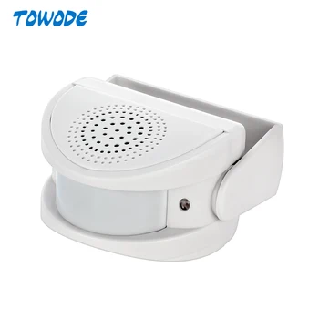 

Towode Wireless Entry Welcome Music Switch Auto PIR Motion Detector Doorbell Chime for Shop Entry Company Security