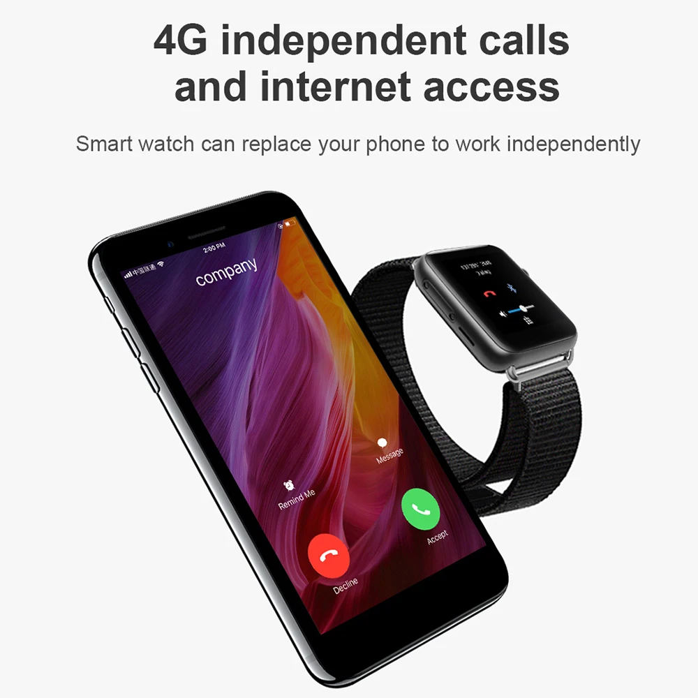 LEMFO LEM10 LTE 4G Smart Watch Android 7.1 1.82 Inch Big Screen 3GB+ 32GB Sim Camera 700mah Battery Smartwatch Men Women LEM 10