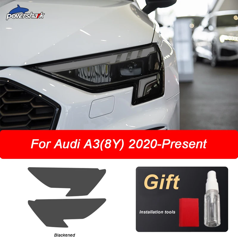 Auto Scheinwerfer Tönung schwarz Schutz folie Schutz transparente TPU  Aufkleber für Audi A3 S3 RS3 14-16 17-20 21-on Sportback - AliExpress