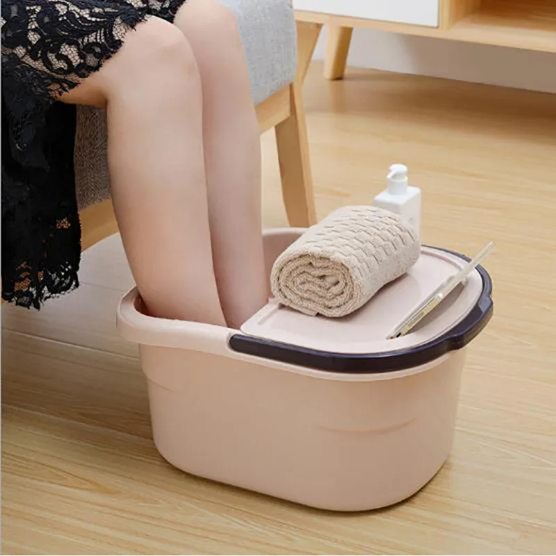 US $164.00 Thickened Thermal Insulation Box Foot Washing Barrel Foot Bath Massage Barrel Plastic Foot Basin Foot Bath