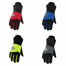 Новые мужские лыжные перчатки Сноуборд мотоциклетные перчатки зимние женские лыжные перчатки, защита от ветра Водонепроницаемые зимние перчатки унисекс QW85