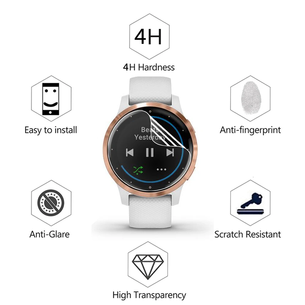 3 предмета в комплекте для Garmin Active S SmartWatch гидрогель мягкий чехол из чистого полиуретана с надписью полной Экран протектор для GarminActive S gps Часы Анти-Царапины пленка tpu(термополиуретановая пленка