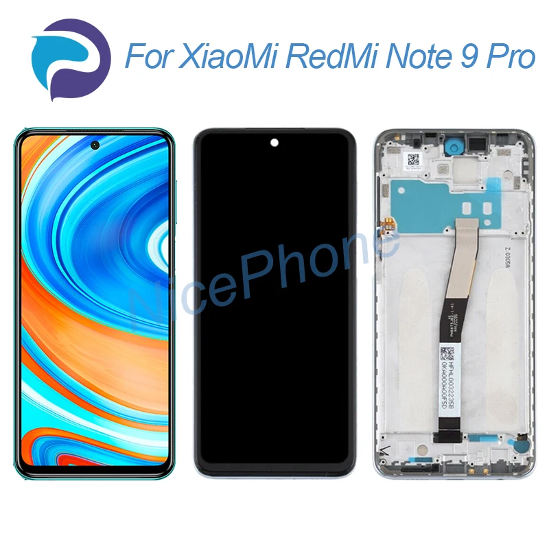 

for XiaoMi RedMi Note 9 Pro LCD Screen + Touch Digitizer Display 2340*1080 M2003J6B2G for RedMi Note 9 Pro LCD Screen display