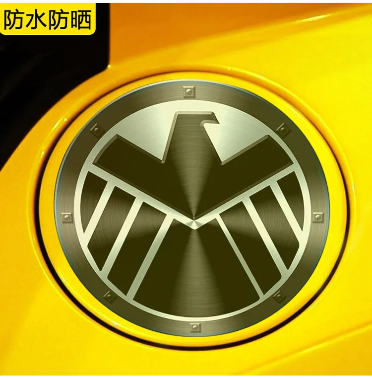 マーベルアベンジャーヒーローキャプテンアメリカ3dロゴオートバイ車のステッカー車のステッカー荷物ステッカー Aliexpress ホーム ガーデン