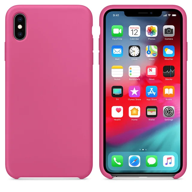 Firefly Rose Чехол для Iphone 7 с логотипом жидкий силиконовый чехол s для Apple X Xs XR 11 Pro Max 6 S 8 7 Plus 6 S 11pro задняя крышка оболочка - Цвет: Firefly Rose