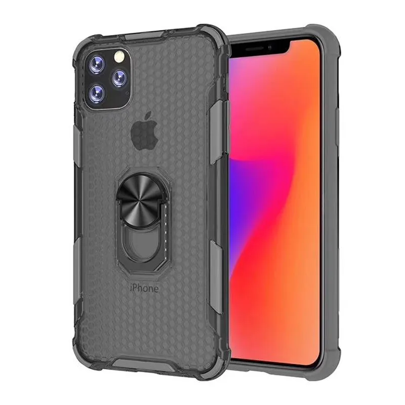 

360 Finger Ring Kickstand Back Cover For iPhone 11 Case Magnetic Holder Car Mount Case For iPhone 11 Pro Max 2019 Shell EEMIA