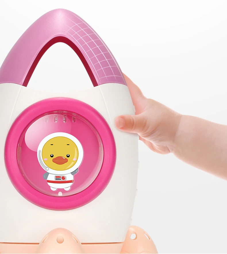 Детские игрушки для ванной, игрушки для купания, водные игрушки, ракета, водные игрушки, вращающиеся водные брызги, пляжные игрушки