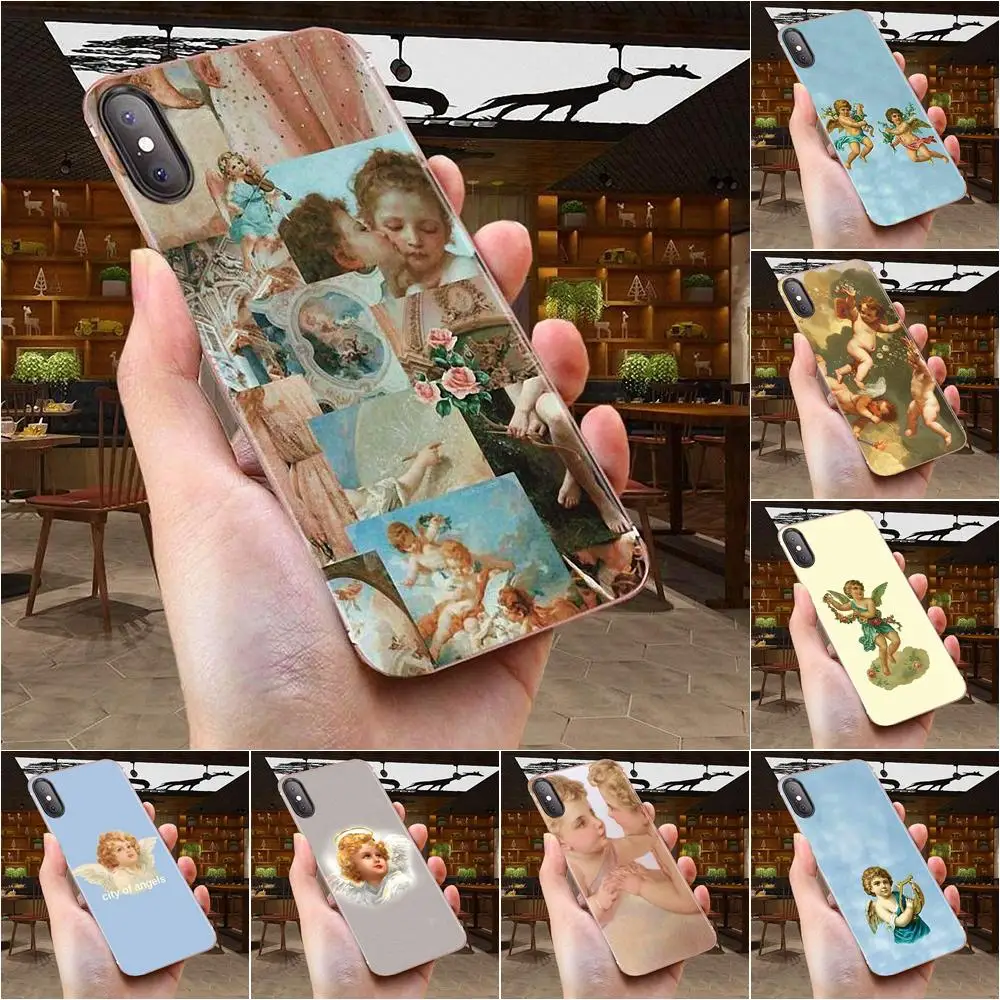 Мягкий ТПУ чехол для телефона в стиле ренессанс Ангелы huawei Honor 4C 5A 5C 5X6 6A 6X7 7A 7C 7X8 8C 8S