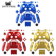 Хром Замена Полный корпус и кнопки мод комплект для Xbox One тонкий контроллер пользовательский чехол Корпус для Xbox One S Slim