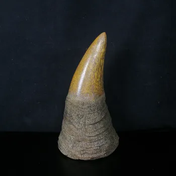 

China's natural antique hand carving (Tibet rhinoceros horn ornaments Collection)